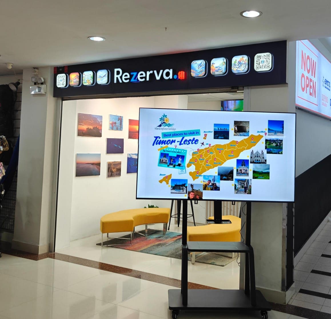 The Rezerva shop on the ground floor of Timor Plaza, Dili